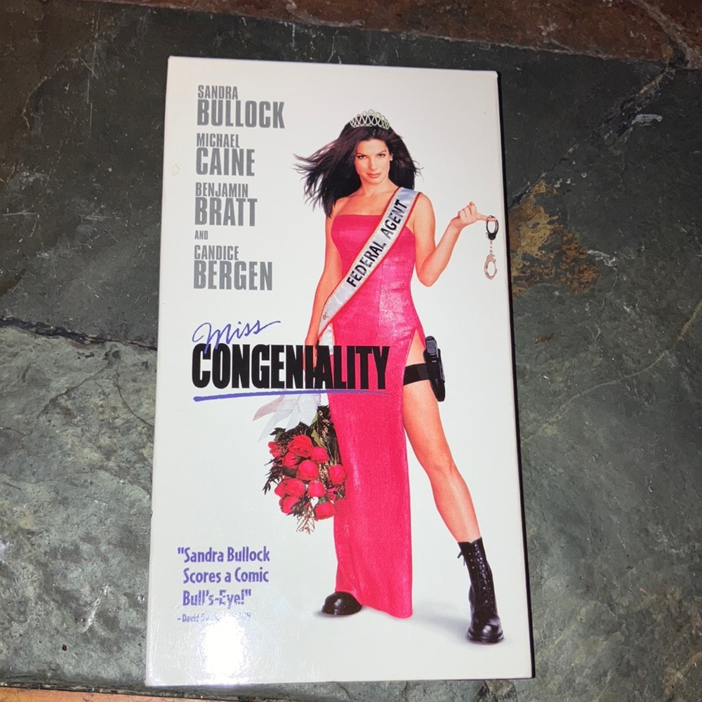 Miss Congeniality starring Sandra Bullock VHS‎ Tape